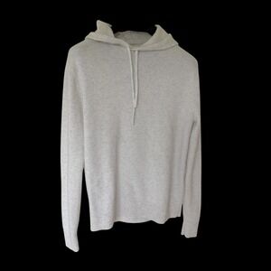 The Commons 100% Cashmere Hoodie Dove Grey XL MGF-MGS-10137